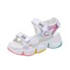 Plus Size Rainbow Bottom Sports Sandals Ladies Comfortable Platform Sandals Casual Beach Shoes
