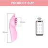 Trådlös Bluetooth Dildo Vibrator för kvinnor APP Fjärrkontroll Vibrerande trosor G-punkt Klitorisstimulator Sexleksaker