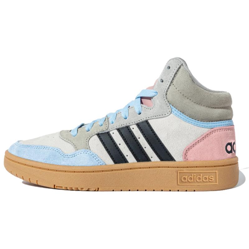 Adidas Hoops 3.0 Mid 'Clear Brown Sky Blue' Women's Sneakers HP3105