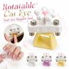 Aimant Portable pour Ongles Oeil de Chat Forme Fleur Rotatif Outil Aimanté pour Nail Art DIY