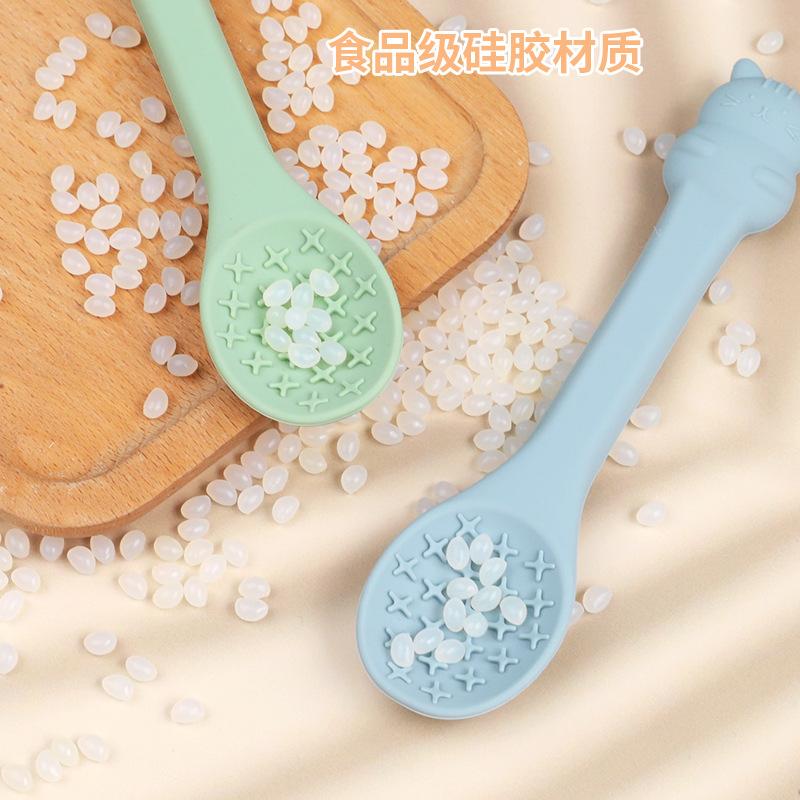 New Silicone Pet Puppy Feeding Spoon Silicone Pup Slow Food Medicine Spoon Pet Cat Slow Food Silicone Spoon