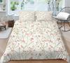 Branch Print Quilt Cover Pillowcase 2 or 3 Pieces of Plant Bedding Set Single Bed Double Bed Full Size Washable Zippered Bedding