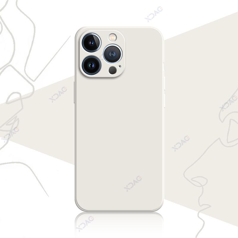 

Роскошные чехлы для iPhone 12 13 Pro Max mini 360 Edge Защитный квадратный жидкий силиконовый корпус для мобильного телефона iPhone 12 mini слоновая кость