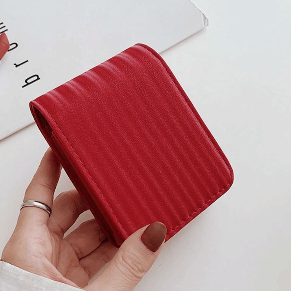 Lipstick Storage Box Lipstick Bag with Mirror Lipstick Storage Bag  Lipstick Storage красный