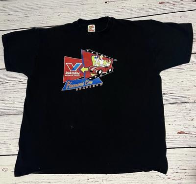 Vintage Valvoline Famous Cars Roadshow Mens Graphic Tee Size XL Extra Large