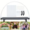 Easy Setup Table Balloon Stand Holder Adjustable Size Half Arch Balloon Support  For Birthday Party