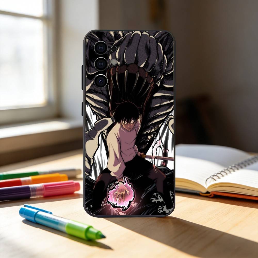 Okkotsu Yuta Jujutsu K-Kaisen Phone Case For Samsung S25,S24,S21,S22,S23,S30,Ultra,S20,Plus,Fe,Note,10,9,5G Black Cover