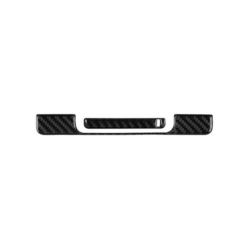 Carbon Fiber Center Console Storage Box Cover Trim Decal For Toyota Camry 18-19
