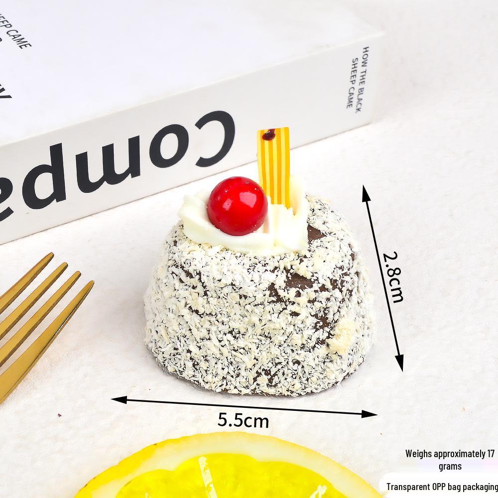 Slow Rebound PU Steamed Bun Squeeze Toy Fridge Magnet