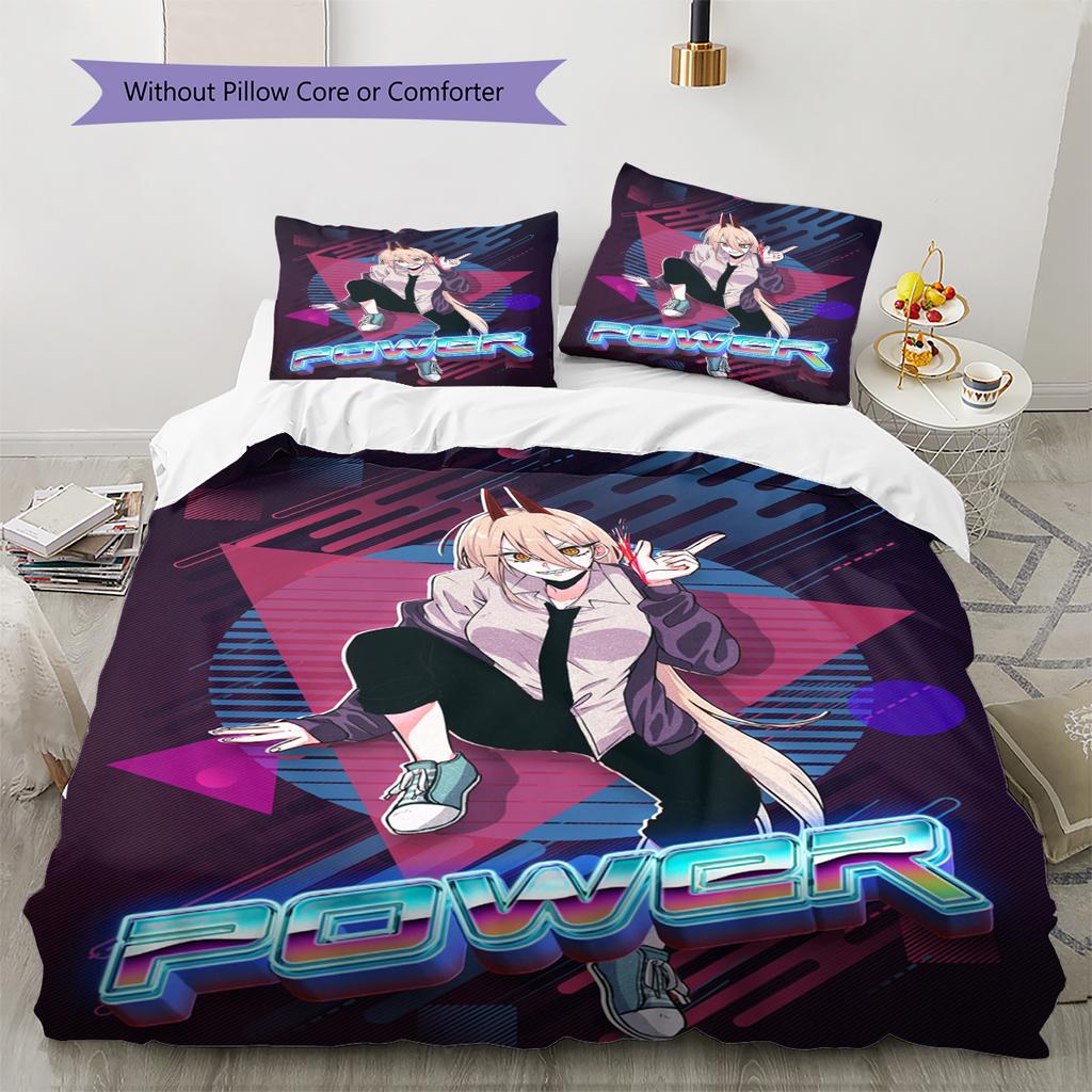 Set Copripiumino Trapuntato con Fantasia Cartone Animato Federa Decorazione per la Casa Regalo di Compleanno (1 * copripiumino + 2 * federa, senza nucleo)
