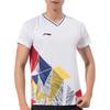 Men's T-Shirt Li-Ning Li Ning Badminton Collection T Shirt Unisex White