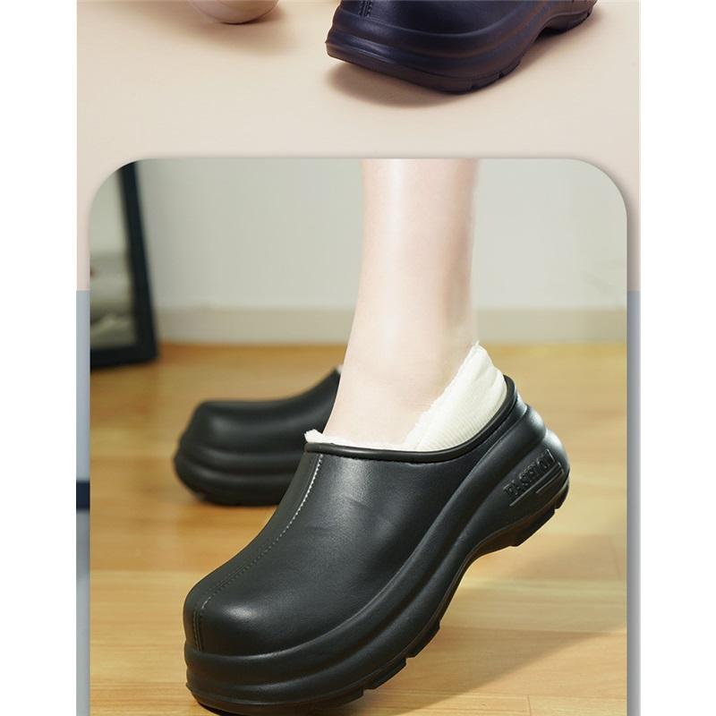 Women's Winter Height Increasing Anti Slip Waterproof And Plush Cotton Shoes Snow Boots