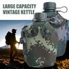 Army Hip Flask Water Bottle Military Water Bottles Camping Hiking Climbing Survival Kettle With Cover Outdoor Drinkware