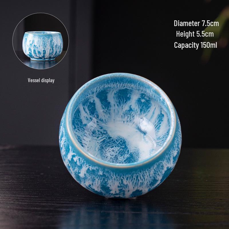 Creative Ceramic Petal Tea Cup - Perfect for Personal Kung Fu Tea Tasting