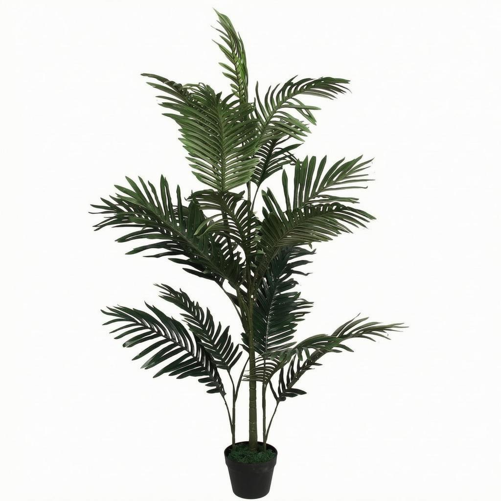 Artificial Palm Tree Authentic Potted Realistic for Living Room, Office, Entryway