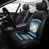 Car & Truck 12V/24V Cooling Massage Seat Cushion – Ice Silk Ventilated Pad with Fan for Summer Comfort