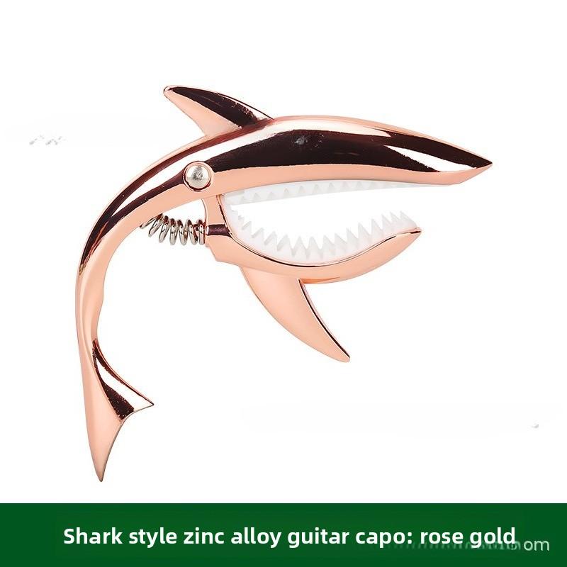 1PC Shark Guitar Capo Zinc Universal Quick Change Clamp for Acoustic Musical Instrument Accessories