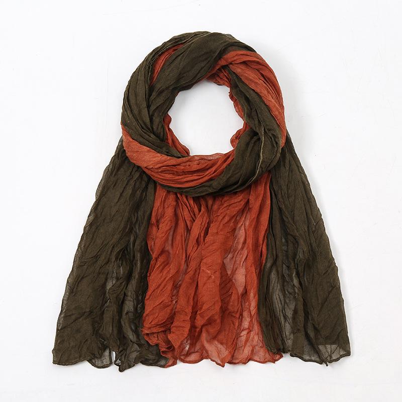 Spain Lovely Polka Floral Crinkle Viscose Shawl Scarf Lady Soft Thin Beach Wrap Pashmina Stole Bufandas Muslim Hijab 175*85Cm