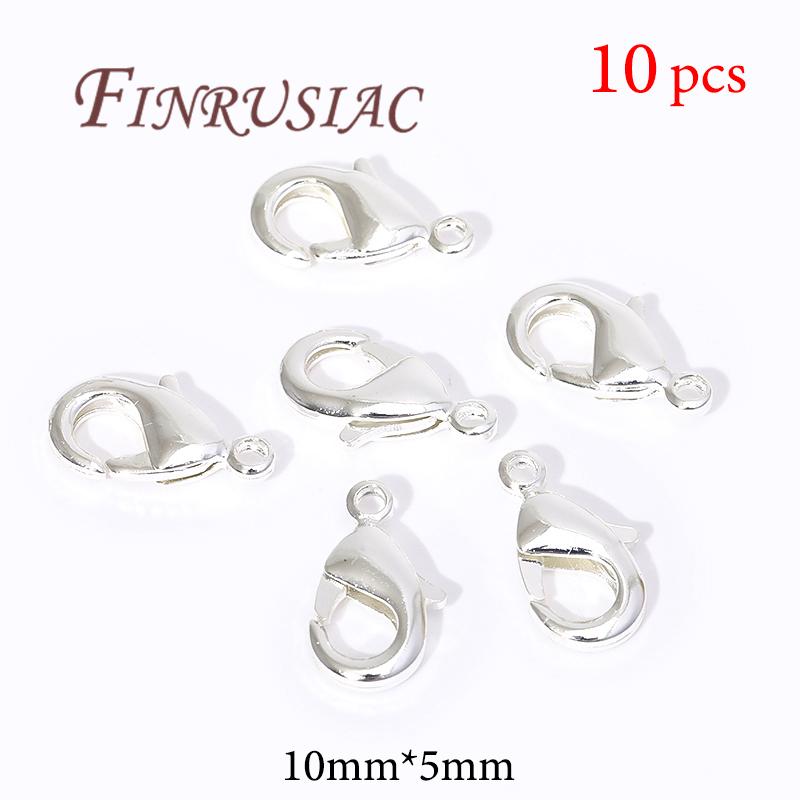 18K Gold Plated Lobster Clasps For Bracelets,Spring Clasps For Jewelry,DIY Jewelry Making Supplies,Connectors Clasp Accessories