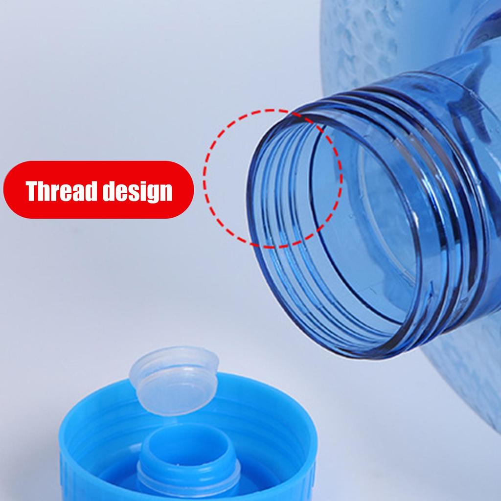 Large Capacity Water Container with Handle Multi-functional Water Canteen Picnic Supplies for Outdoor Hiking Camping