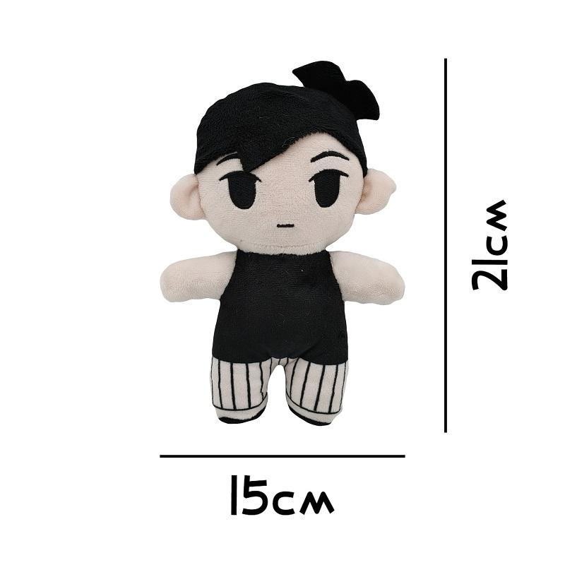 New 21cm Game OMORI Sunny Plush Doll Cosplay Toy Soft Stuffed Dolls Xmas Plushies Figure Cute Gifts Prop