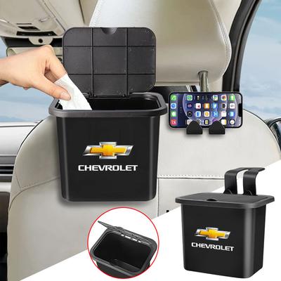 1Pcs Car Seat Back Hanging Trash Can Storage Case Rear Row Organizer For Chevrolet Cruze Lacetti Captiva SS Z71 Equinox Trax Impala Camaro Sonic