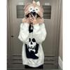 2024 Unisex Lazy Style Skull Jacquard Sweater - Winter High Street Loose Knit