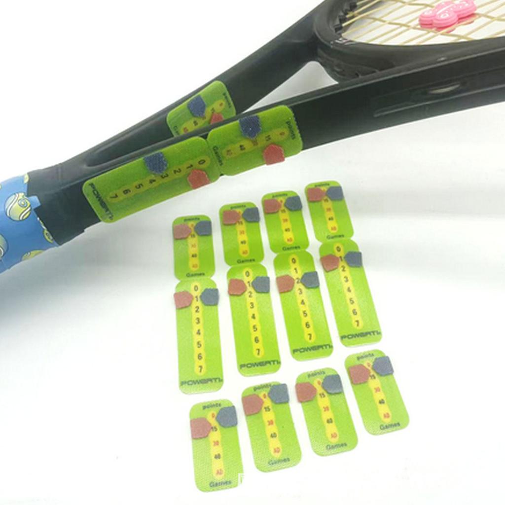 Segnapunti per Racchetta da Tennis e Padel Tabellone Segnapunti Facilmente Montabile per Tenere il Punteggio del Punto Incollato con Forte Adesivo