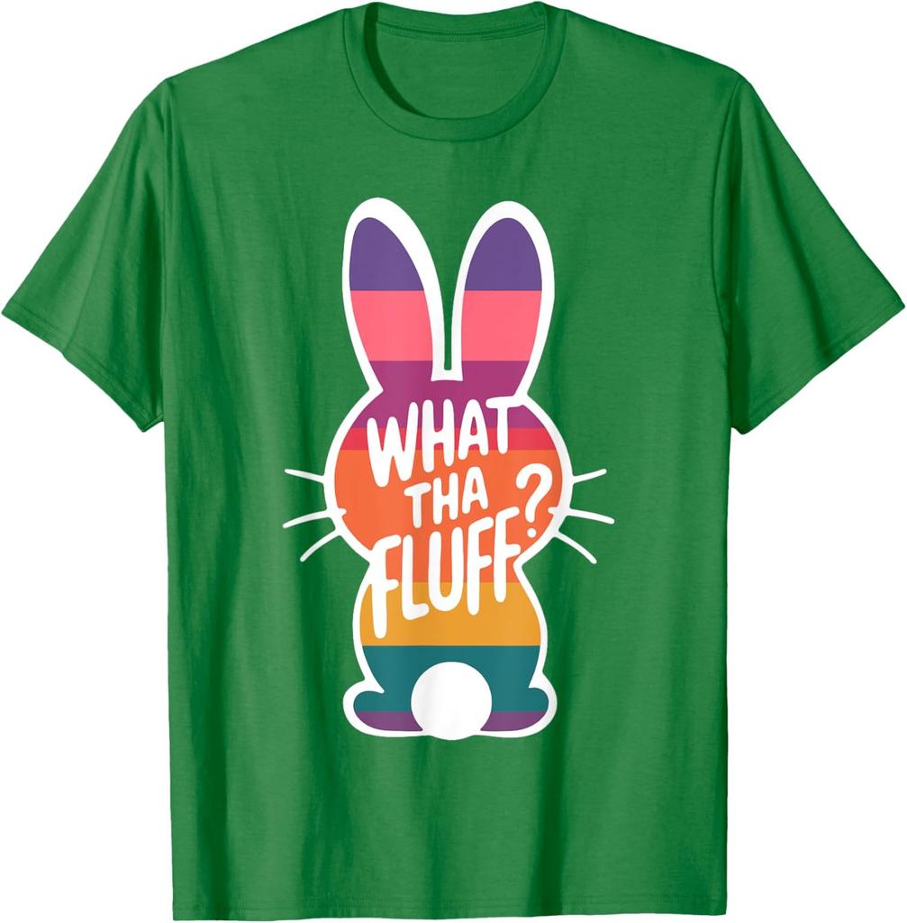 What Tha Fluff Tie Dye Easter Bunny Unisex T-Shirt