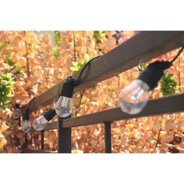Guirlande Solaire - Rio Color - 5 M - Noir