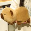 Cute Flippable Plush Capybara to Bee Reversible Stuffed Animals Soft Doll Fluffy Bee Pillow Birthday Gift