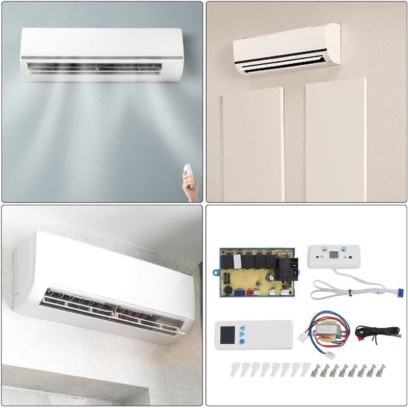 Intelligent Temperature Regulator QD-U08C Plastic Control Board for Air Conditioning Unit Repair and Replacement