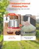 Pressa Manuale per Vino di Frutta per la Vinificazione 0,44 Gal/1,65L Acciaio Inossidabile