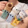 Simulation Plush Doll Slap Bracelet Cat Capybara Plush Wrist Band  Christmas Toy