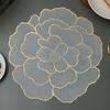 Luxury Flower Placemats Round Place Mat Kitchen Dining Table Wedding Table Decor