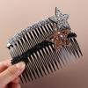 Acrylic Invisible Extra Hair Holder Teeth Broken Hair Comb Cute Rhinestone Star Hair Comb  Children
