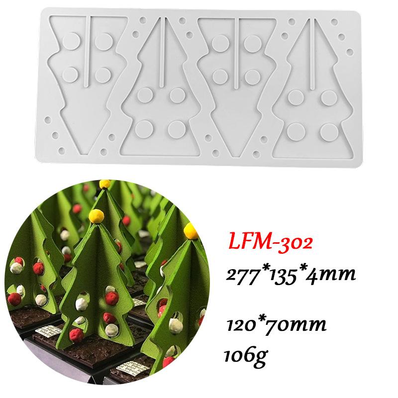 

Новая рождественская елка, снежинка, оленьи рога, кружевной коврик для торта, силиконовая форма для самостоятельного изготовления шоколадного тонкого хрустящего украшения для торта, форма для выпечки