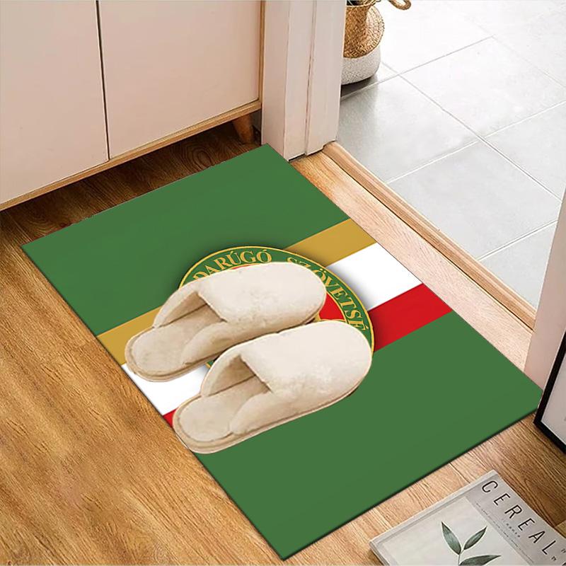 Hungarian Football Emblem Rug Office Floor Mat - Machine Washable for Bedroom, Bedroom, Livingroom, Room Decor Fan Gifts Christmas