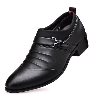 Scarpe Classiche da Uomo Eleganti Slip-on Scarpe Nere in Pelle da Uomo Punta a Punta Business Casual Scarpe Formale da Uomo per Matrimonio