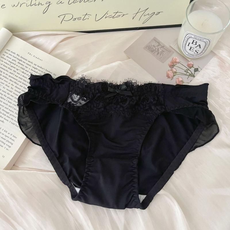 Pure Desire Sexy Sweet Girl Lace Underwear Women's Summer Thin Lingerie Breathable Women's Triangle Panties