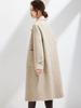 2025 Korean Style Women's Wool Coat - Mid-length, Slimming, Double-faced for Autumn Winter