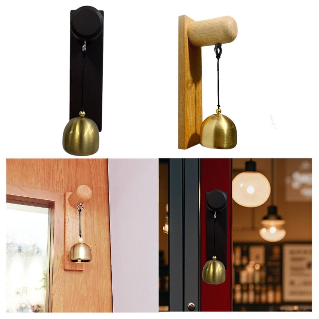 Door opening, shopkeeper bell, wooden doorbell, decorative housewarming gift,