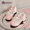 Size 26-37 Girls Princess Shoes Spring New Children's Shoes Pink High Heels Soft Sole Girls Dress Shoes Single Shoes