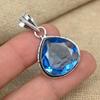 Tanzanite Gemstone Handmade Solid 925 Sterling Silver Jewelry Anniversary Pendant For Her