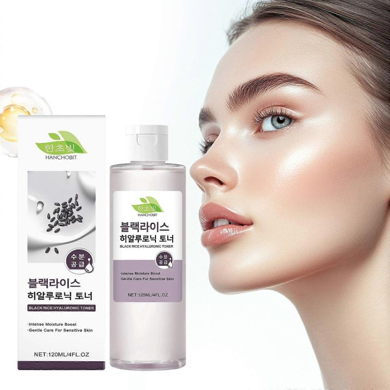 Hanchobit Black Rice Hyaluronic Acid Toner Daily Deep Moisturizing and Gentle Skin Care Facial Essence