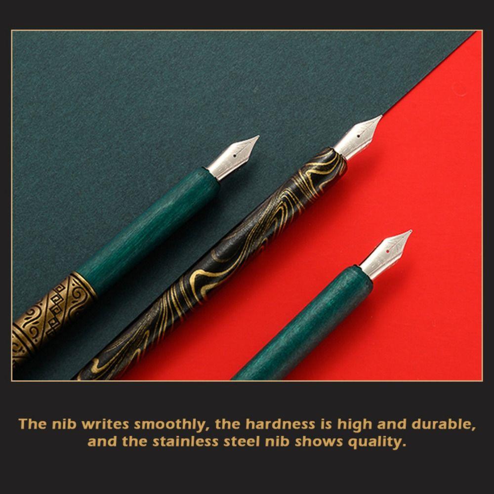 Stainless Steel Tip Dip Pen Kit With Holder Comic Dip Pen Portable Signature Pen  Students