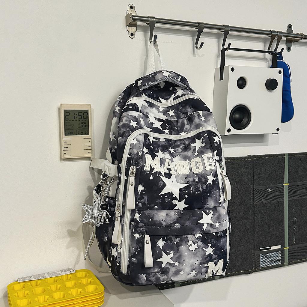 Schoolbag1011 new simple fashion large capacity junior high school student schoolbag leisure simple computer travel backpack