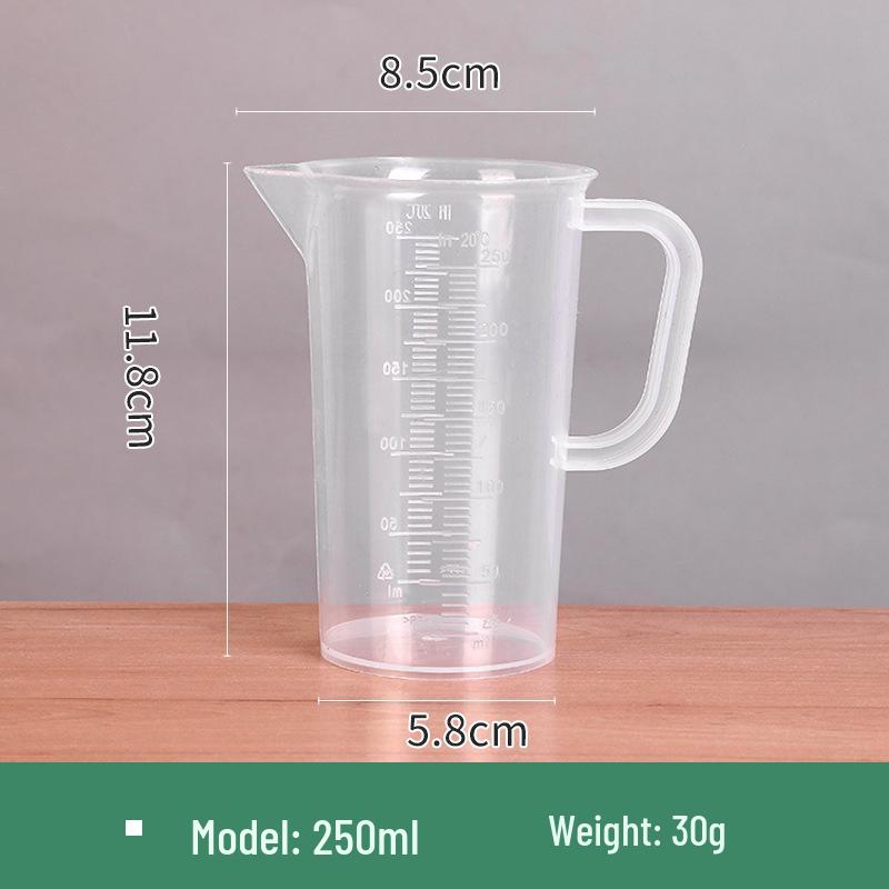 Large-Capacity Food-Grade Measuring Cup with Scale - High Transparency for Milk Tea Shop