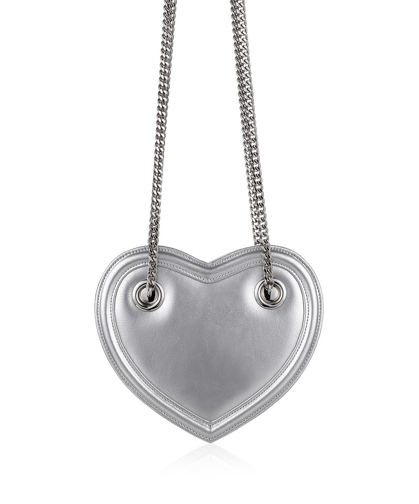 Lovecharm [Etna Heart Bag_Silver] Etna Heart Bag_Silver