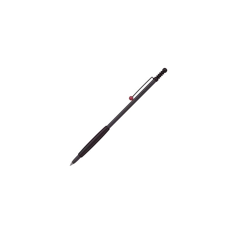 Tombow ZOOM 707 0.7" Ballpoint Pen, Gray/Black, BC-ZS1